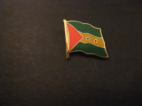 Sao Tomé en Principe ( land voor de westkust van Afrika) vlag